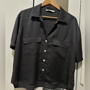 ZARA Satin blouse